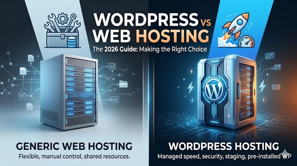 WordPress Hosting vs Web Hosting: The 2026 Guide