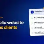 Freelancer portfolio website checklist showing the key pages that win clients