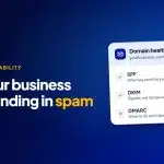 SPF, DKIM and DMARC domain health check showing which email authentication records pass