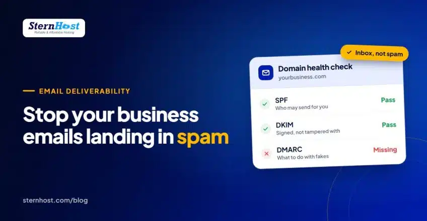 SPF, DKIM and DMARC domain health check showing which email authentication records pass